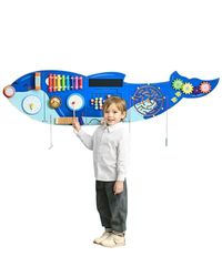 VEVOR Orca Activiteitenwandpanelen, 12 activiteiten, sensorisch wandspeelgoed voor kinderen, Montessori leeractiviteiten, speelkamer, kleuterschool, 1525 x 390 x 53 mm