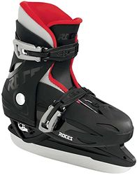 Roces MCK II H Patins à glace Enfant - Patins Réglables pour Enfant, noir-rouge, 25-29 eu