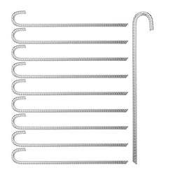 Relaxdays tentharingen, set van 10 stuks, lange haringen, voor tent, trampoline, staal, 45 cm, lang, grondpen, zilver
