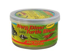 Lucky Reptile Turtle Blend Baby 35g - Voer voor baby schildpadden met kleine garnalen / vliegenlarven & zoetwaterslakken - Voer voor baby schildpadden met calcium