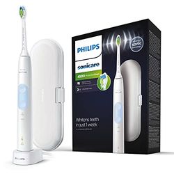 Philips Sonicare Elektrische Tandenborstel ProtectiveClean 4500 - Voor wittere tanden en plakverwijdering -Ingebouwde poetsdruksensor - 2 Poetsstanden - HX6839/28