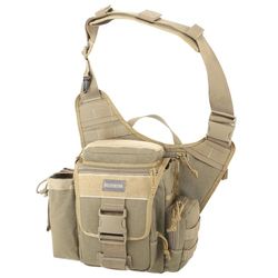 Maxpedition Jumbo Versipack axelväska – khaki, 3,5 l, Khaki, En storlek