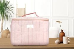 Vanity - Garza di cotone da donna, 26 x 20 x 18, colore: Rosa