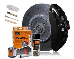 Foliatec Brake Caliper Lacquer Set - midnight black - 3 Components