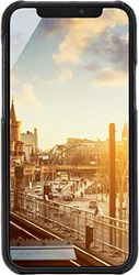 JT Berlin BackCase Kreuzberg äkta läder Hardcover för Apple iPhone 12/12 Pro (6,1 tum) – [Clip-on Cover med robust hårt skal, Wireless Charging (Qi) kompatibelt, mjukt foder] svart