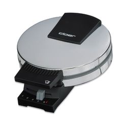 Cloer 285 Piastra per Coni, per coni sottilissimi e croccanti, 800 W, diametro piastra di cottura 15 cm, piastre di cottura pesanti, grado di doratura selezionabile, segnale acustico e spia di cottura