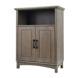Elegant Home Fashions Russell EHF-F0013-Armadietto da Bagno, 33 cm x 66 cm x 87 cm, in Rovere salato, Legno, Quercia Sale, Taglia Unica