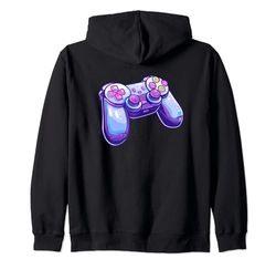 Gaming Controller Comic Look Videojuegos Sudadera con Capucha