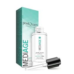 Postquam - Med Age | Peeling facial com ácido glicólico - Elimina pontos negros e espinhas - 30 ml