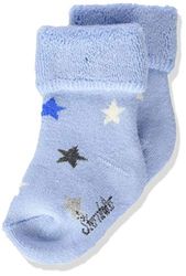 Sterntaler Baby - meisjes sokken sterren patroon 8301502, blauw (hemel), 16 EU