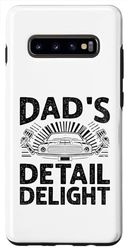 Custodia per Galaxy S10+ Dad's Detail Delight Auto Detailing Car Detailer Cars Padre