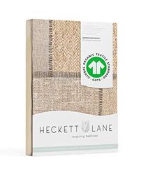 Heckett Lane Påslakan Rida 140 Woven Beige