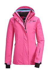 Killtec Cimetta Wmn Ski Jck E - Giacca funzionale da donna, con cappuccio rimovibile e paraneve, Donna, Giacca funzionale con cappuccio rimovibile e paraneve, 35670-000, rosa., 34