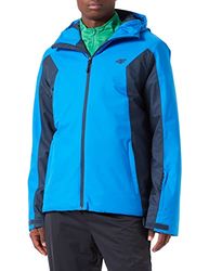 4F Men's Ski Jacket Kumn002 Jeans, Cobalto, S Uomo