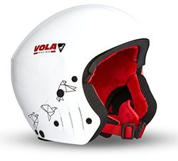 Vola P1007P Fis Wild White helm, uniseks, volwassenen, wit