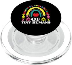 Custodio De La Escuela De Pequeños Humanos Conserje Apreciación Divertido PopSockets PopGrip para MagSafe
