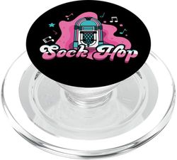 50s Sock Hop Classic Rockabilly 1950s Dance Party Doo Woop PopSockets PopGrip para MagSafe