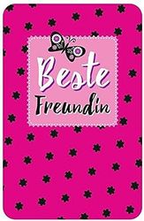 Susy Card 40010717 wenskaart Neon "beste vriendin", afmetingen: 17 x 11 x 0, 1 cm