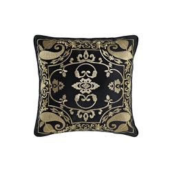 COJIN POLIESTER 45X10X45 600 GR, BORDADO NEGRO