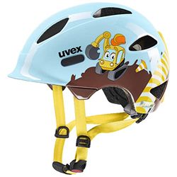 uvex oyo style - lichte fietshelm voor kinderen - individueel passysteem - uitbreidbaar met led-licht - digger cloud - 45-50 cm