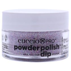 Cuccio Poudre de trempage à paillettes Violet foncé 14 g