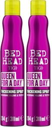 Bed Head by TIGI | Queen For a Day Thickening Hair Volume Spray | Professional Volumising Hair Products | Ideal For Fine, Flat And Thin Hair | 311ml, Packaging may vary (Pack of 2)
