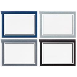 Hallmark Lege kaarten assortiment met organizer, zwart-witte strepen (40 notitiekaarten met enveloppen) voor afstuderen, gewoon omdat alle gelegenheden