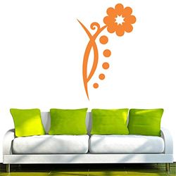 INDIGOS 4051095595694 - Adesivo da parete, in vinile, 60 x 10 x 10 cm, colore: Arancione