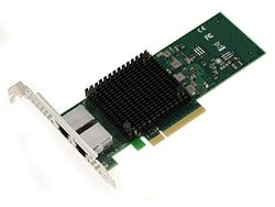 KALEA-INFORMATIQUE Scheda PC e server PCIe 3.0 x8 DUAL ethernet RJ45 10G 5G 2.5G 1G 2 PORTI con chipset Intel X710-T2