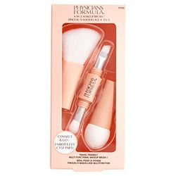 Physicians Formula, Pinceau 4 en 1, pour une Application sans Effort, avec Pinceau de Fard à Paupières, Pinceau de Sourcils/Eyeliner, Pinceau de Bronzer/Blush, et Éponge Fond de Teint/Correcteur