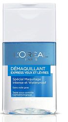 L'Oréal Paris - Latte detergente delicato, occhi e labbra, per trucco waterproof, 125 ml