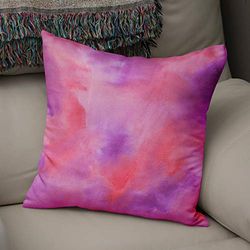 BonaMaison Fundas para Cojínes, Morado y Negro Funda de Almohada Elegante y Suave para Sofá Coche Moderna Decoración del Hogar Habitación, 43x43 Cm - Diseñado y Fabricado en Turquía