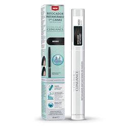 Colour Clinuance | Retoucheur Temporaire Instantané pour Premiers Cheveux Gris, Racines et Sourcils | Rapide et Facile à Utiliser | Couverture Parfaite et Précision Maximale | Couleur Noire | 10ml