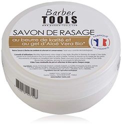 150ml Shave Soap with Bio Aloe Vera Gel and Shea Butter - Made in France ✮ BARBER TOOLS ✮