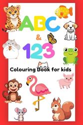 ABC & 123 Colouring Book for Kids