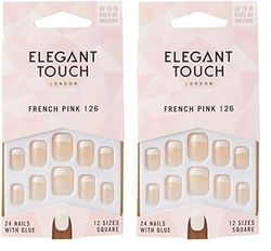 Elegant Touch Et natural french - 126 (s) (pink) 30 g (Paquete de 2)