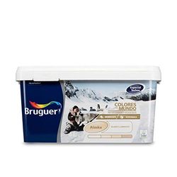 Bruguer Colores del Mundo Pintura para paredes monocapa Alaska Blanco Luminoso Mate 4 L