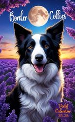 Border Collies Pocket Calendar 2025-2026: 2 Year Monthly Planner for Purse, From January 2025 to December 2026