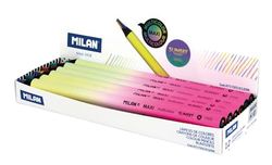 MILAN MAXI Sunset Series 12 Multi-Coloured Round Pencils Display Box