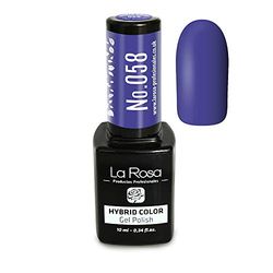 La Rosa UV LED Smalto in Gel Semipermanente Soak Off Nr 058 - Confezione da 10 ml