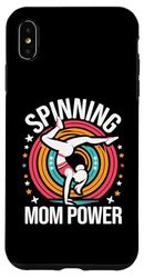 Carcasa para iPhone XS Max Soporte de mano Spinning Mom Power Cartwheel para gimnastas y gimnasia