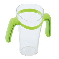 NRS Healthcare Nosey Cup with Handles - CLEAR