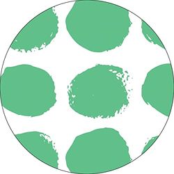 Bonateks, Ronde digitaal bedrukte muismat, antislip onderkant, voor kantoor en thuis, diameter: 22 cm