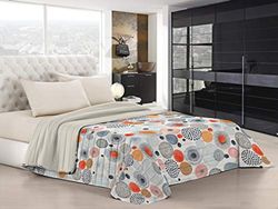 Italian Bed Linen Fantasy edredão de verão, microfibra, multicolorido (aguarela), duplo