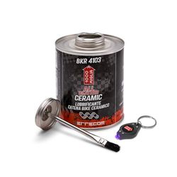 1000 Miglia BKR 4103 ALL WEATHER CERAMICO Lubrificante Catena Bici per ogni Condizione del tracciato - 900 ml, formula fluorescente profumata, Barattolo All-In-One con Pennello incluso