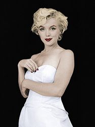 Marilyn Monroe Pose Canvas Print, meerkleurig, 40 x 50 cm