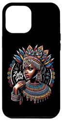 Carcasa para iPhone 14 Plus Herencia cultural de la mujer africana orgullosa de Zulu Girl