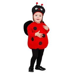 "LADYBUG" (jumpsuit met vleugels, hoofdstuk) - (90-104 cm / 1-3 jaar)