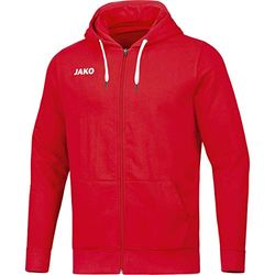 JAKO Base Sweatshirt à Capuche Mixte Enfant, Rouge, 128