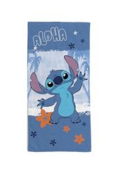 hermet, Disney, Telo Mare Stich, 70x140 cm, Asciugamano da Spiaggia o Piscina, 100% Morbido Cotone, Pratico e Leggero